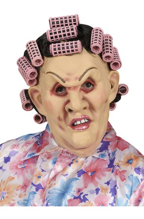 Máscara de suegra enfadada