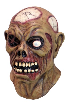 Máscara de zombie ciego de látex para adulto