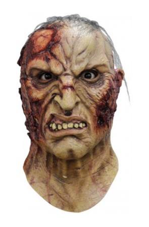 Máscara de zombie furioso para adulto
