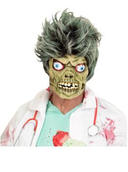 Máscara de zombie verde.^`