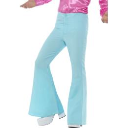 Pantalón de los años 70 azul para hombre