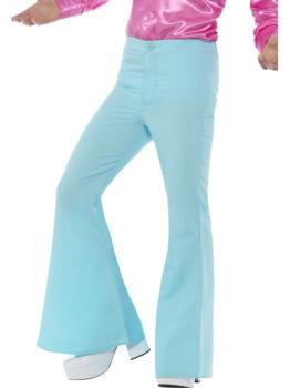 Pantalón de los años 70 azul para hombre