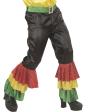 Pantalón Rumbero Negro con lentejuelas para hombre