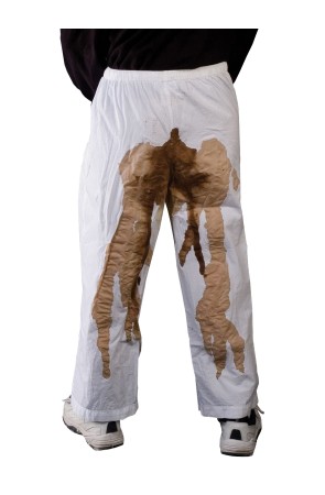 Pantalones con pis y caca para adulto