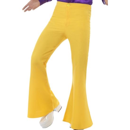Pantalones de los 70 amarillo para hombre Pantalones de los 70 amarillo para hombre