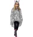 Poncho Cebra para mujer