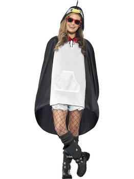 Poncho Pingüino para mujer