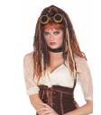 Peluca Steampunk con trenzas para mujer