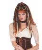 Peluca Steampunk con trenzas para mujer