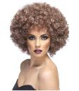 Peluca afro mega grande marrón claro