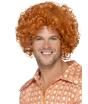 Peluca afro pelirrojo para hombre