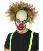 Peluca con calva de payaso ensangrentada para hombre