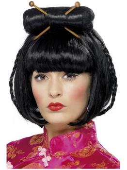 Peluca dama oriental