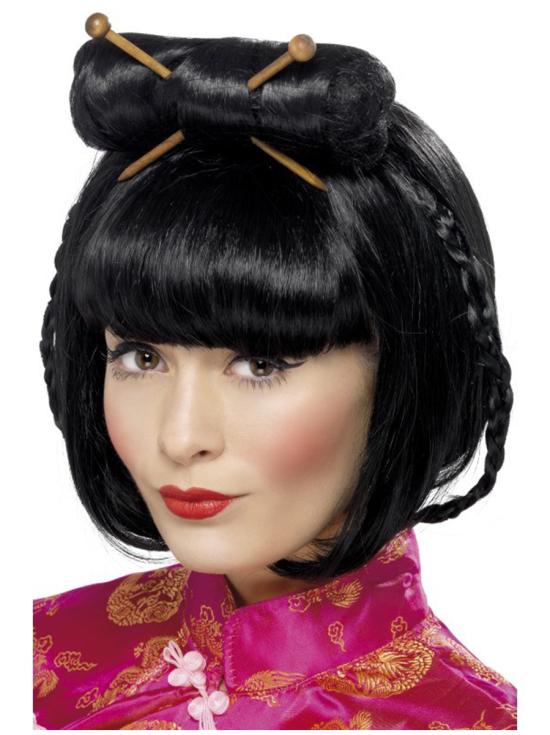 Peluca dama oriental