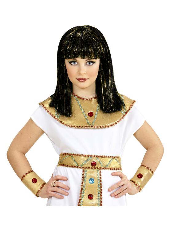 Peluca de Cleopatra Reina Nilo  niña ^