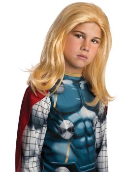 Peluca de Thor Marvel para niño