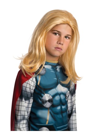 Peluca de Thor Marvel para niño