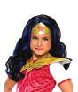 Peluca de Wonder Woman para niña
