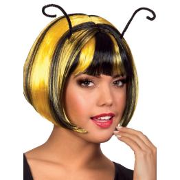 Peluca de abeja con antenas para mujer