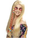 Peluca de hippie rubia