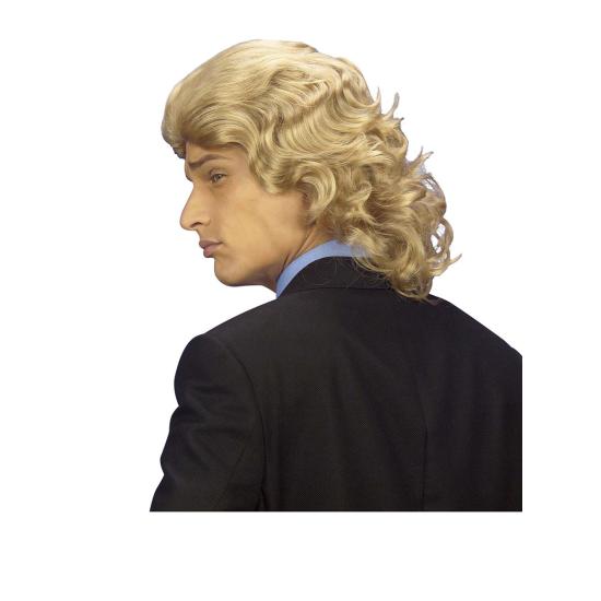 Peluca hombre años 70 rubia ^ Peluca hombre años 70 rubia ^