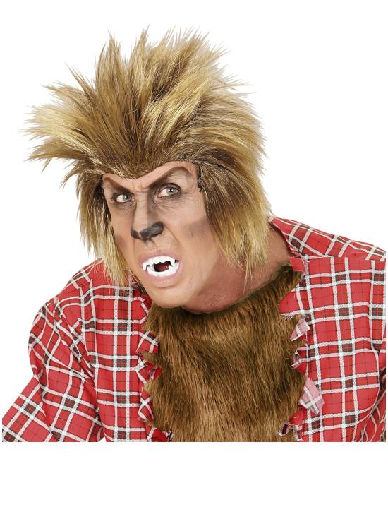Peluca de hombre lobo rubia
