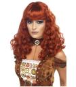 Peluca de mujer steampunk cobriza