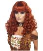 Peluca de mujer steampunk cobriza