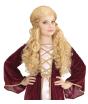 Peluca de princesa rubia para niña