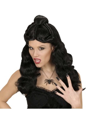 Peluca de vampiresa victoriana