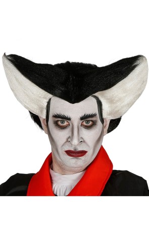 Peluca de vampiro maligno para adulto