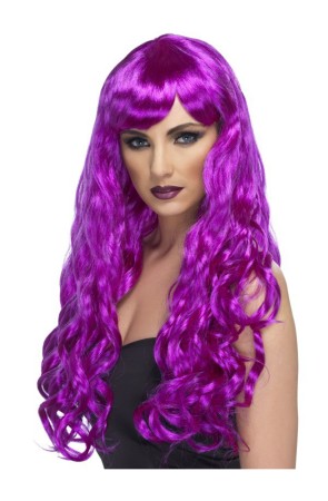 Peluca del deseo morada