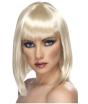 Peluca glamurosa corta rubia