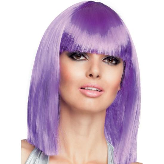 Peluca morada dance para mujer Peluca morada dance para mujer