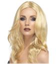 Peluca rubia platino para mujer