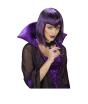Peluca vampiresa gótica violeta