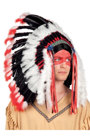 Penacho indio cherokee para adulto