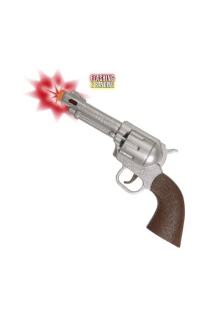 Pistola de vaquero con luz y sonido
