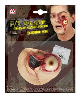 Prótesis de ojo colgando