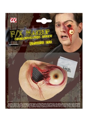 Prótesis de ojo colgando