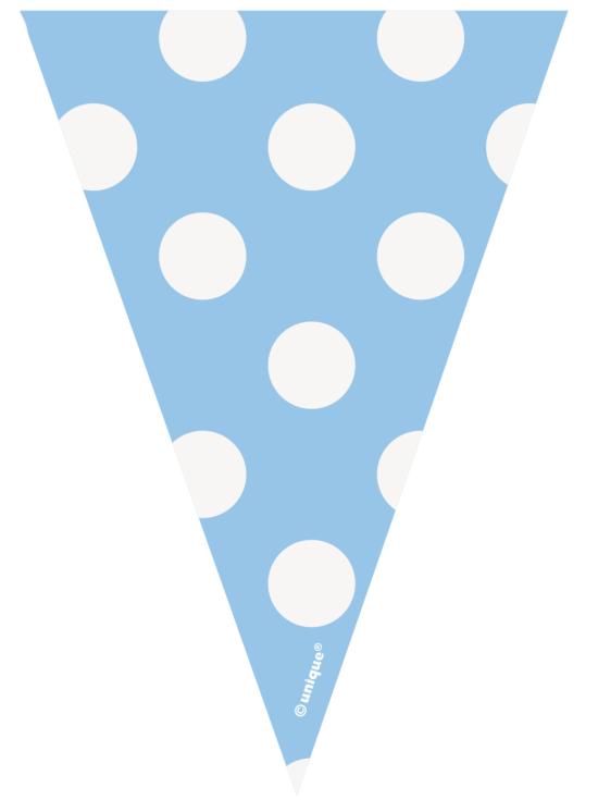 Set de 1º cumpleaños azul y blanco
