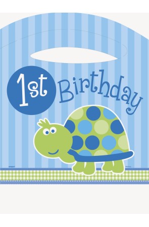 Set de 1º cumpleaños tortuga azul