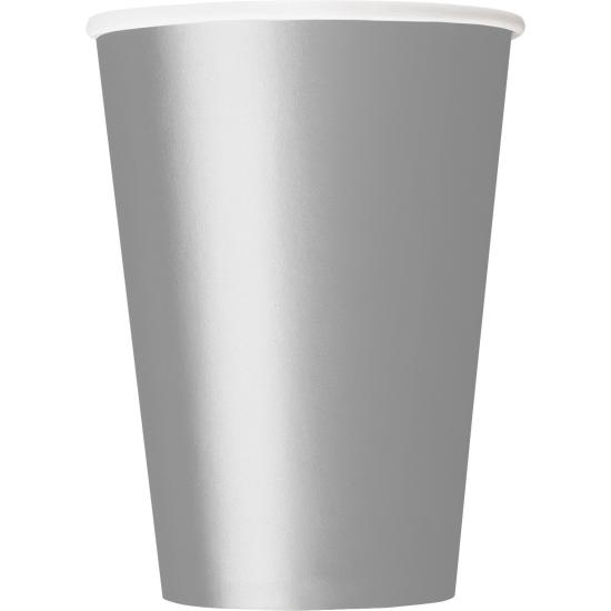 8 platos pequeños gris (18 cm) - Línea Colores Básicos
