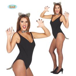 Set de leopardo golosa para mujer ^
