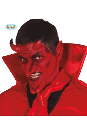 Set de prótesis de demonio de látex