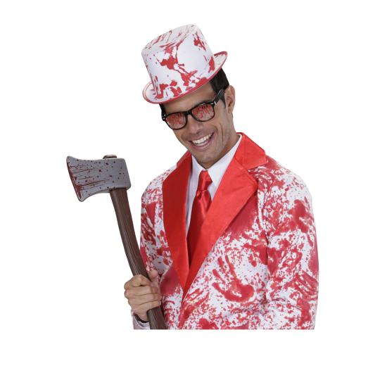 Sombrero blanco ensangrentado