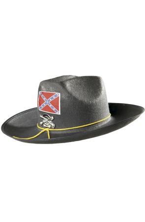 Sombrero de confederado americano para hombre