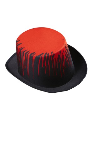 Sombrero de copa ensangrentado