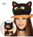 Sombrero de gato negro para adulto