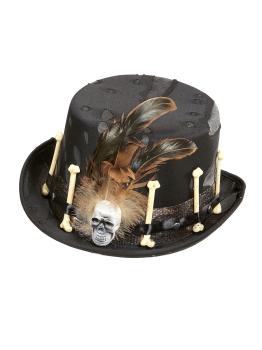 Sombrero de hechicero vudú para hombre